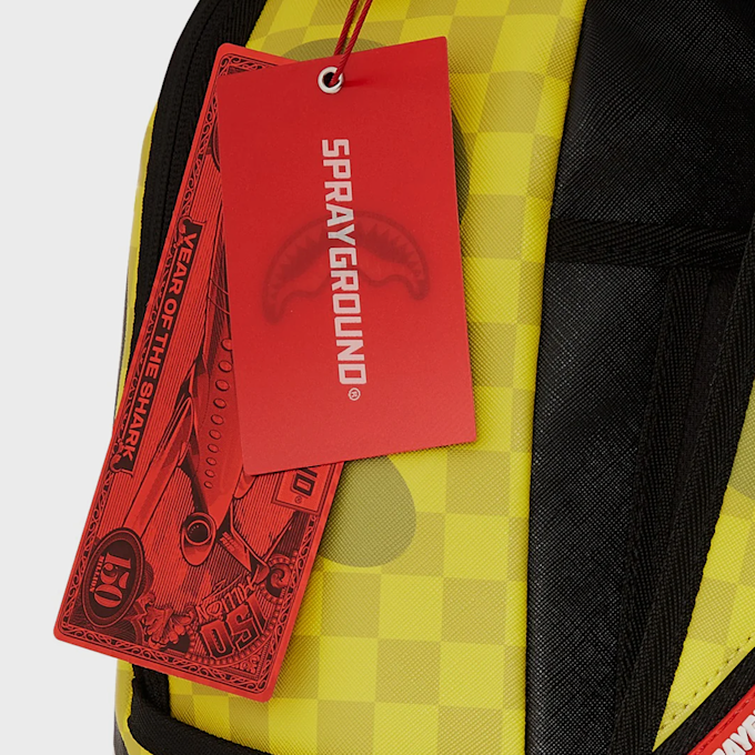 SPRAYGROUND Spongebob Checkerbob DLXSV Backpack jaune 47674 9