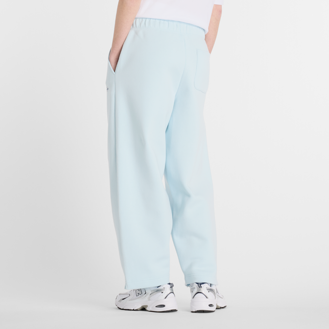 New Balance Reimagined Fleece Barrel Leg Pants blu 47709 2
