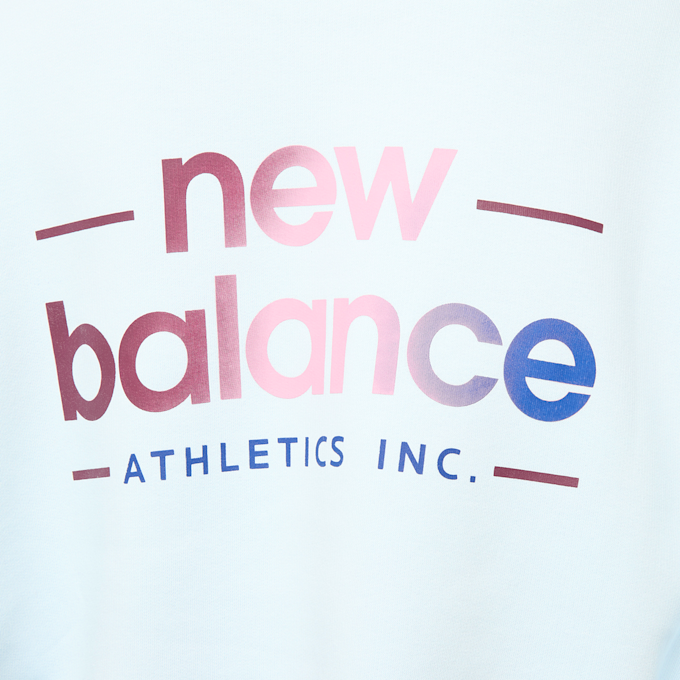 New Balance REIMAGINED FLEECE OVERSIZED HOODIE frosted glass plava 47710 4
