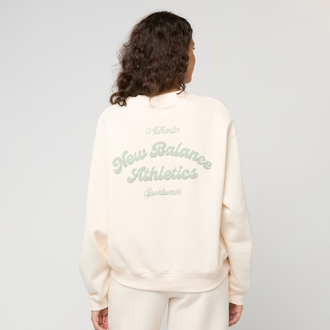 New Balance LINEAR HERITAGE FLEECE CREW permafrost beż 47717 1