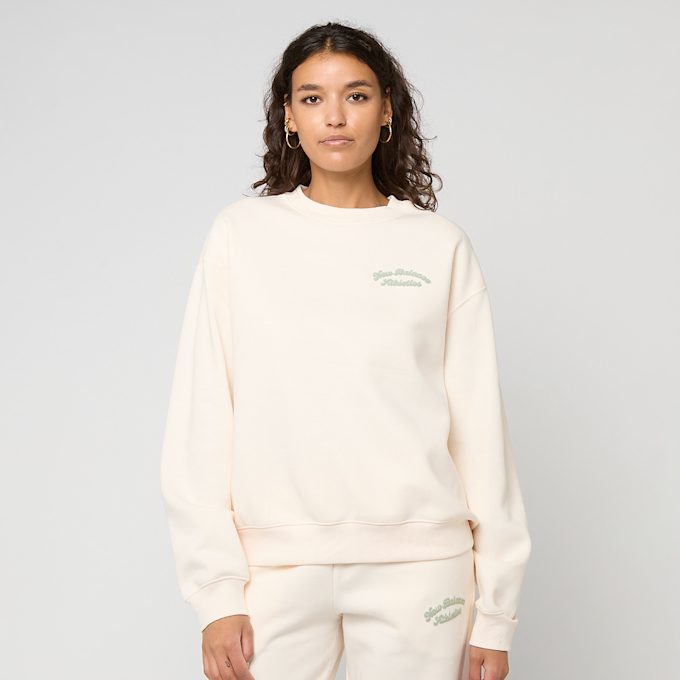 New Balance LINEAR HERITAGE FLEECE CREW permafrost beige 47717 2