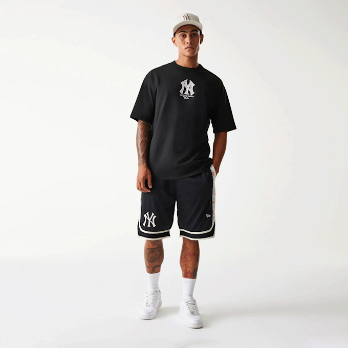 New Era MLB Infill New York Yankees Mesh Shorts czarny 47720 5