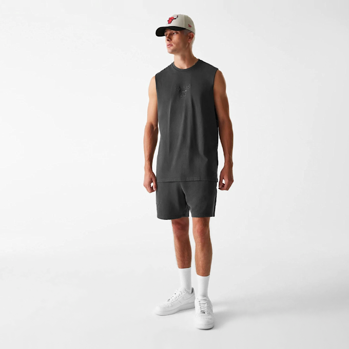New Era NBA Chicago Bulls Washed Shorts cinzento 47722 5