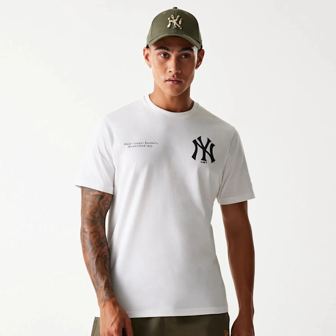 New Era MLB New York Yankees Arch Graphic Tee bianco 47726 1