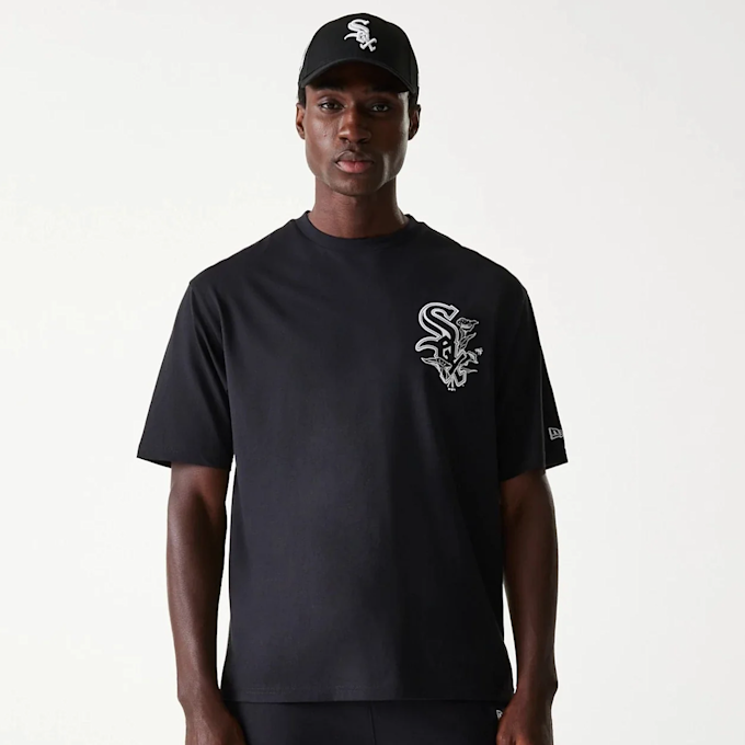 New Era MLB Chicago White Sox Floral Graphic Oversized Tee schwarz 47727 1