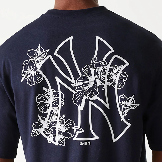 New Era MLB New York Yankees Floral Graphic Oversized Tee blauw 47729 5