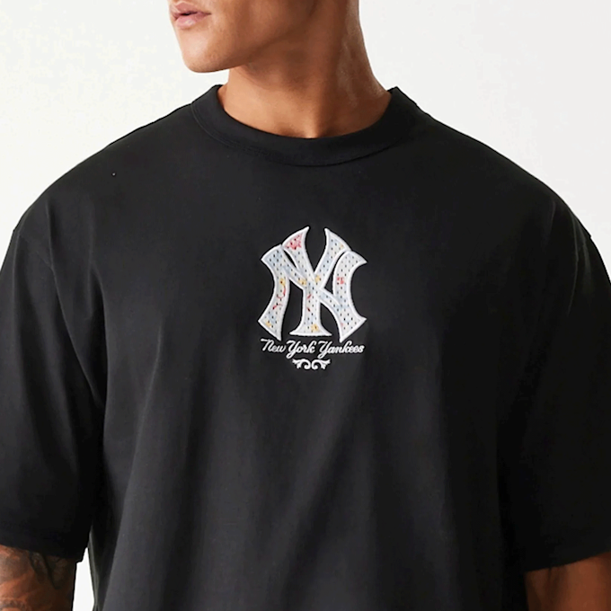 New Era MLB Infill New York Yankees Oversized Tee schwarz 47731 3