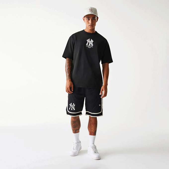 New Era MLB Infill New York Yankees Oversized Tee schwarz 47731 6
