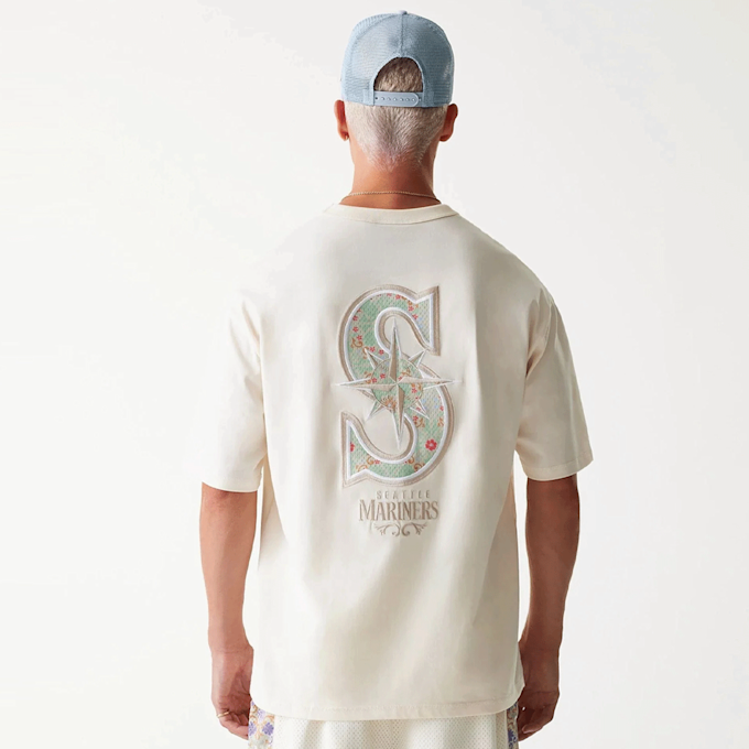 New Era MLB Infill Seattle Mariners Oversized Tee zielony 47734 1