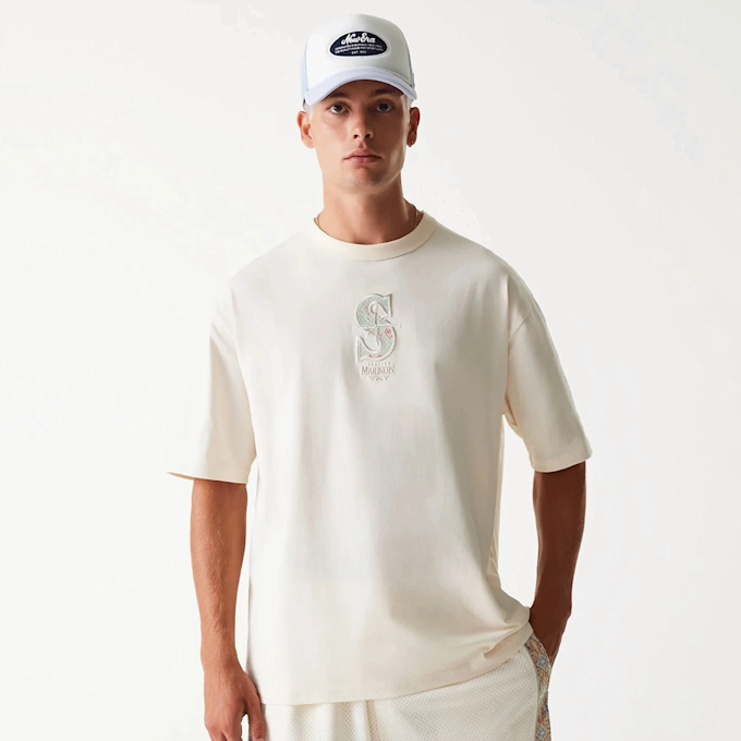 New Era MLB Infill Seattle Mariners Oversized Tee zielony 47734 2