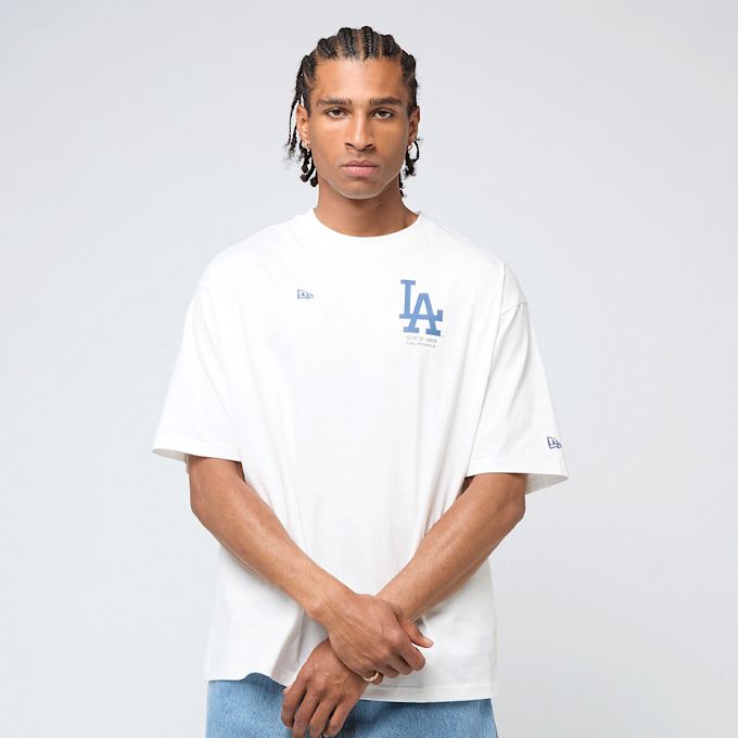 New Era MLB Baseball Graphic Oversize Tee Los Angeles Dodgers wit 47732 2