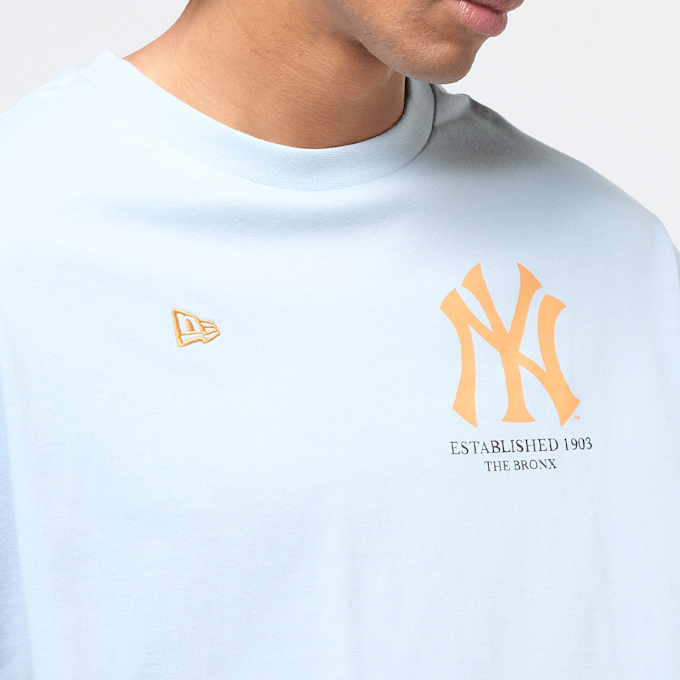 New Era MLB Baseball Graphic Oversized Tee New York Yankees plava 47733 3