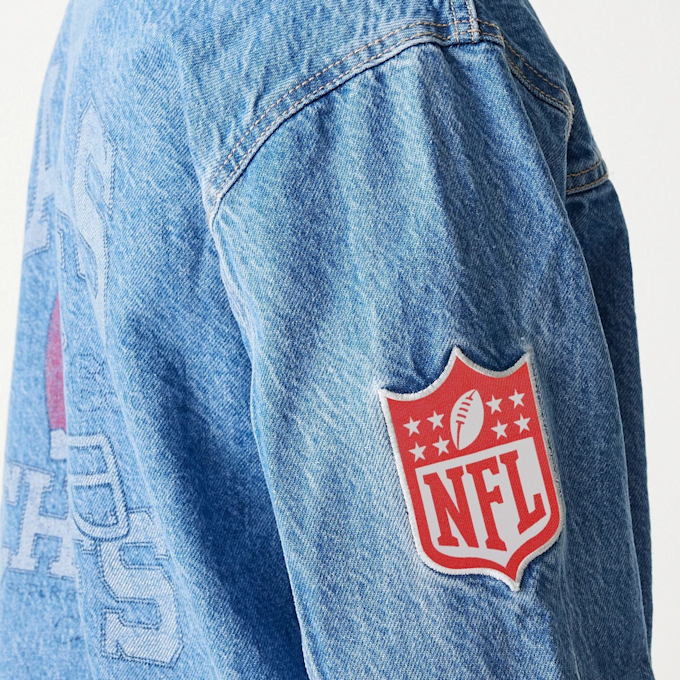 New Era NFL Denim Jacket Kansas City Chiefs bleu 47755 4