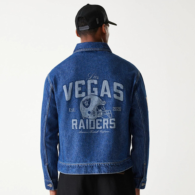 New Era NFL Las Vegas Raiders Denim Jacket azul 47756 1