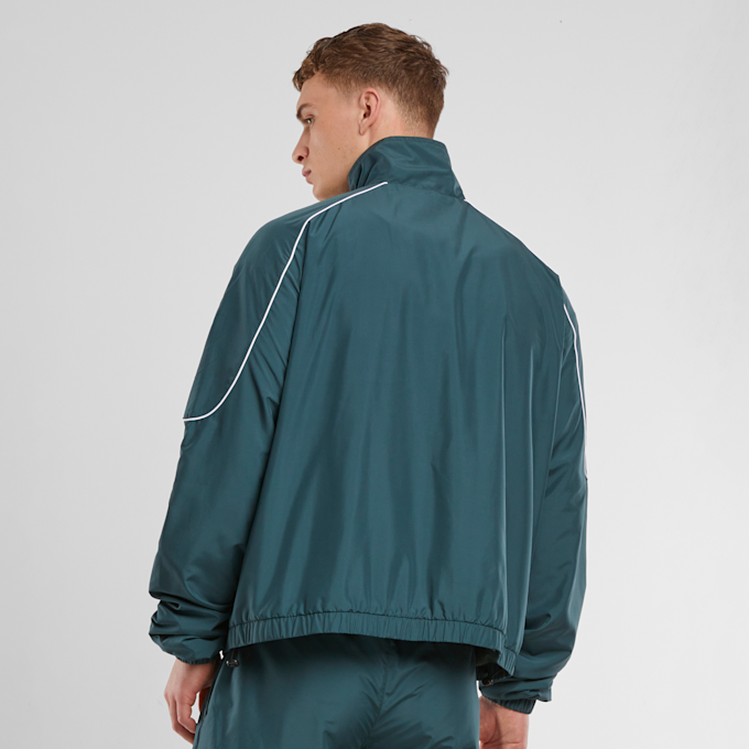 Urban Classics Piped Panel Trackjacket verde 47780 2