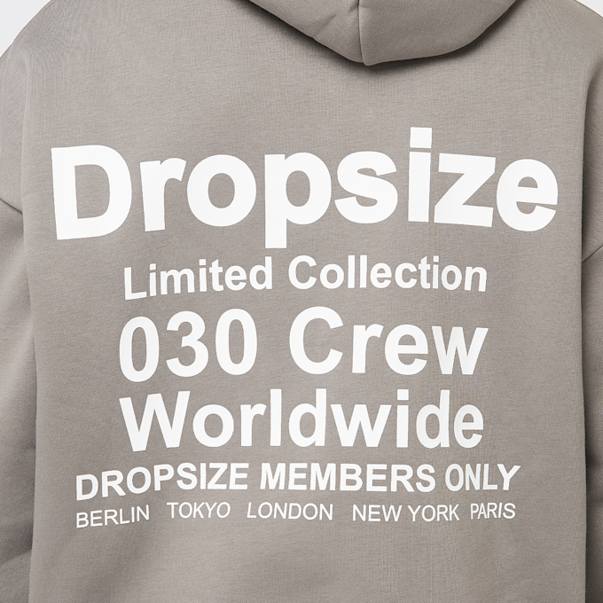 DropSize Heavy Oversize 030 Hoodie grigio 47793 4
