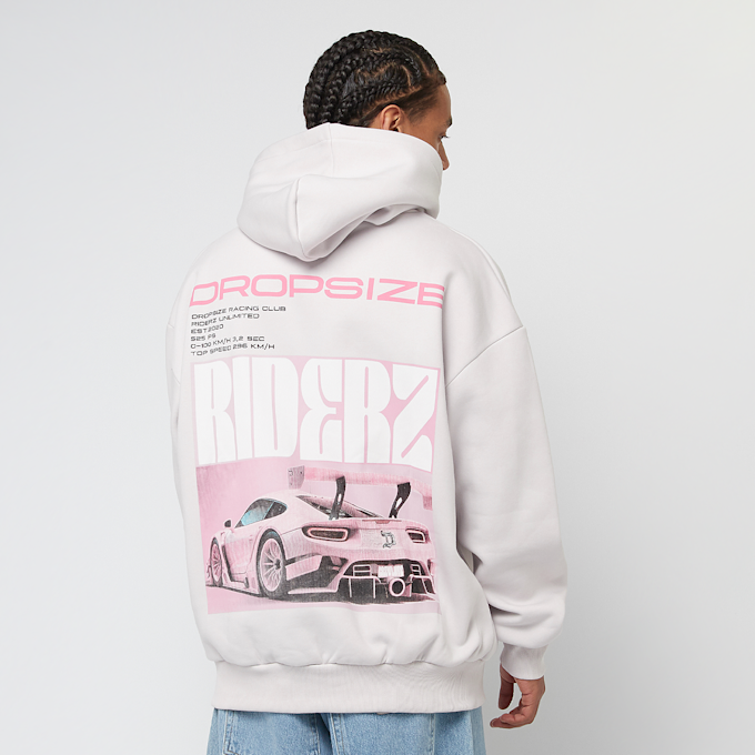 DropSize Heavy Oversized Riderz Hoodie lichtroze 49641 1