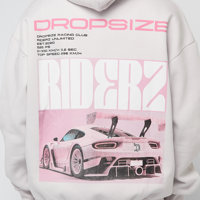 DropSize Heavy Oversized Riderz Hoodie lichtroze 49641 4