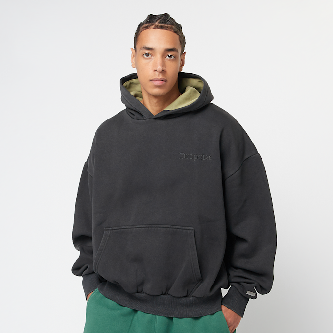 DropSize Heavy Oversize Embo Hoodie schwarz 47794 1
