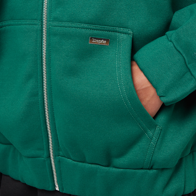 DropSize Oversize Metal Patch Zip Hoodie groen 47797 3