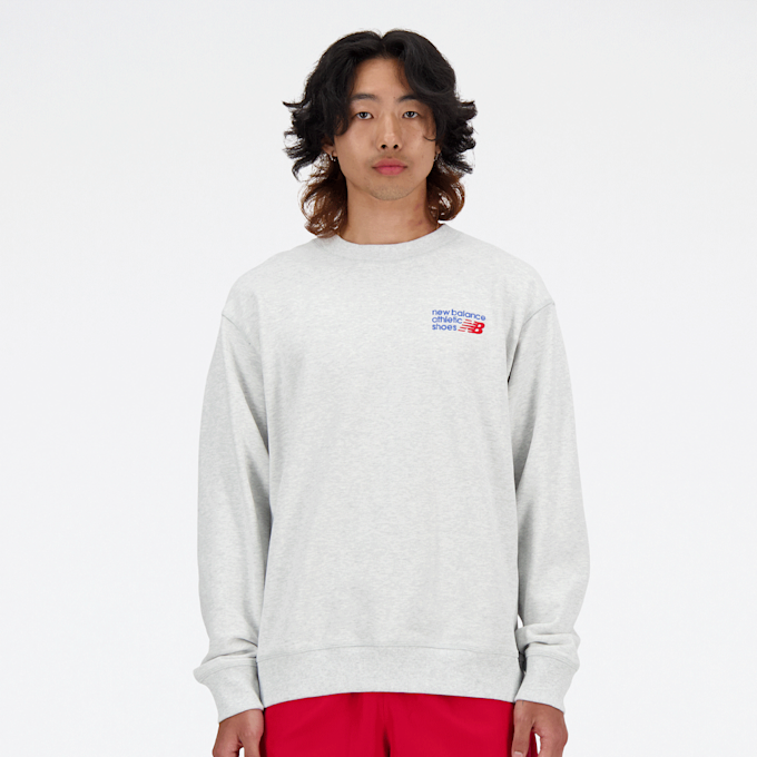 New Balance Athletics Premium Logo Crew grey cinzento 47812 1