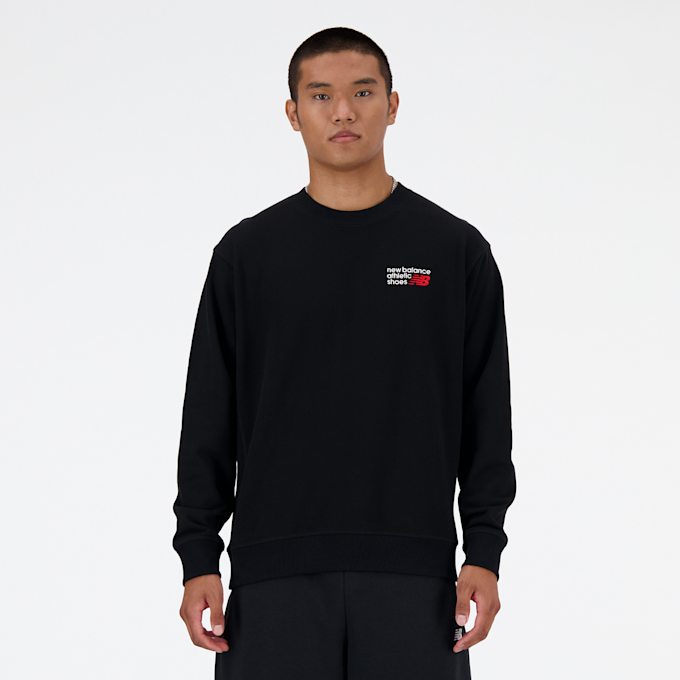 New Balance Athletics Premium Logo Crew black schwarz 47813 1