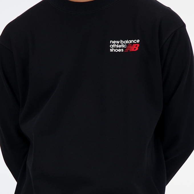 New Balance Athletics Premium Logo Crew black schwarz 47813 3