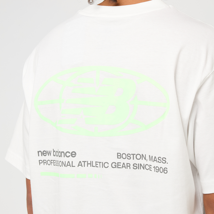 New Balance Back Print Graphic Tee wit 47819 4
