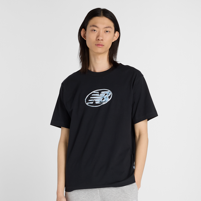 New Balance Chrome NB T-Shirt white nero 47824 1