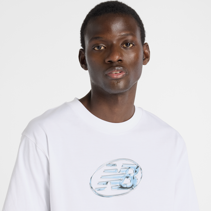 New Balance Chrome NB T-Shirt white weiß 47826 3