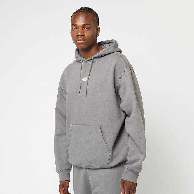 New Balance BACK PRINT GRAPHIC HOODIE casterock grigio 47827 1