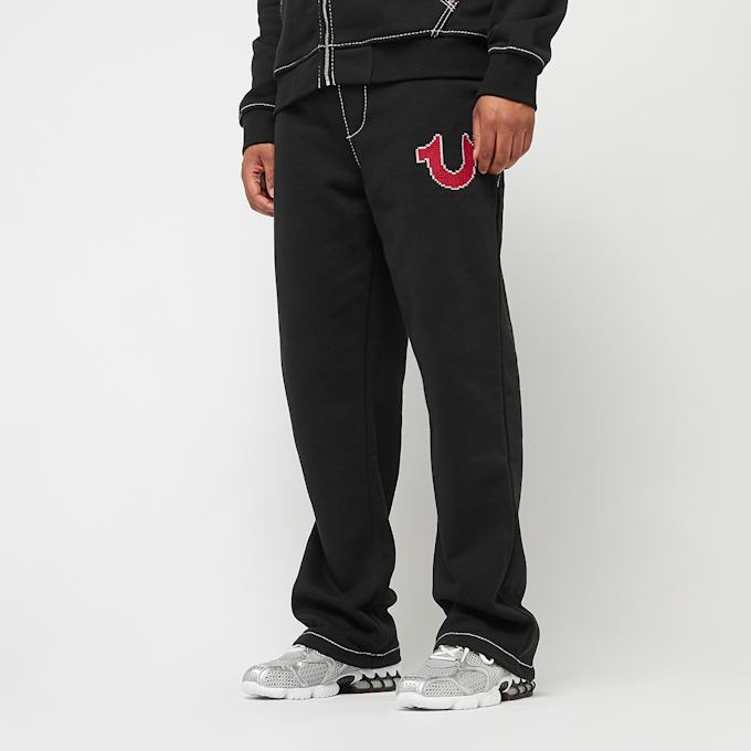 True Religion Big T Cross Stitch Jogger schwarz 47828 1