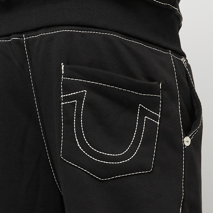 True Religion Big T Cross Stitch Jogger noir 47828 4