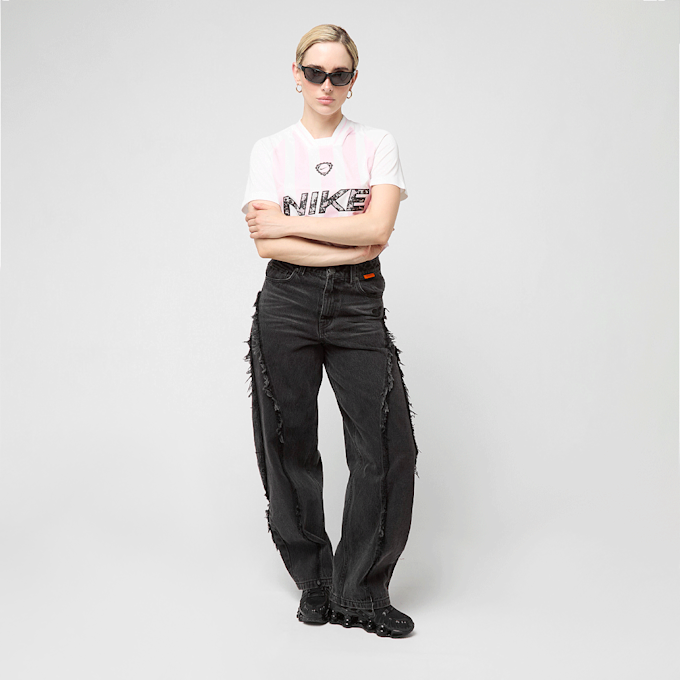 Nike Sportswear Shortsleeve Crop Football Trend Top bianco 47835 4