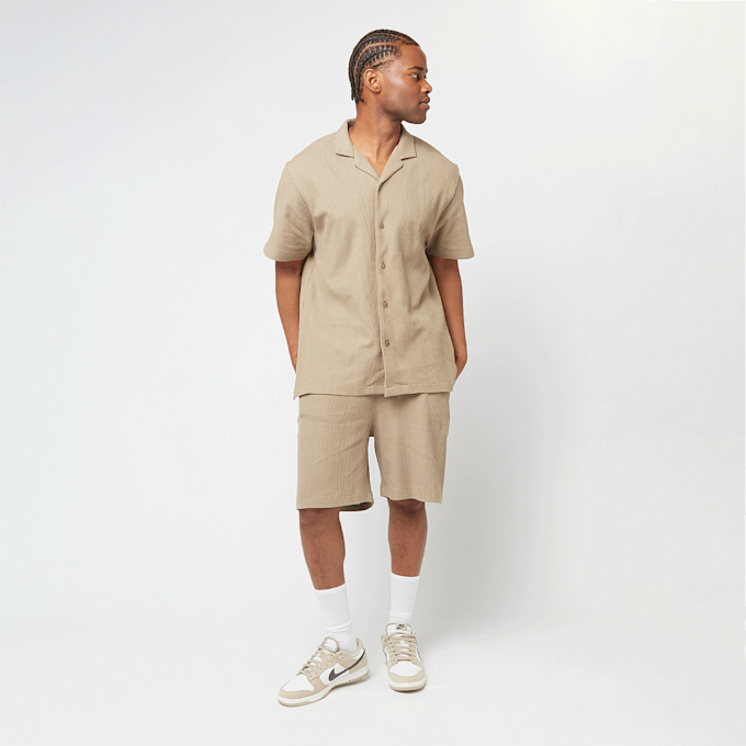 Decibel Waffle Knit Shirt grün 47838 3