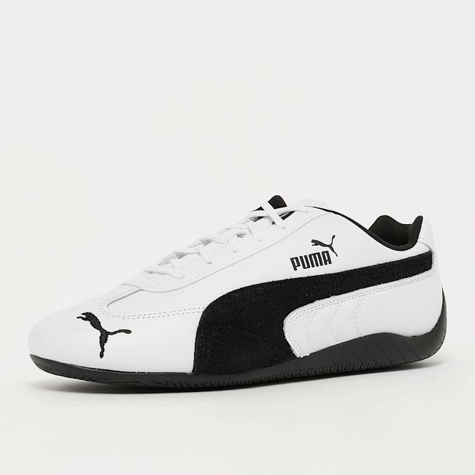 PUMA Speedcat LTHR black white bianco 47894 2