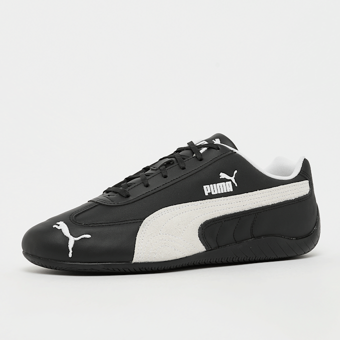 PUMA Speedcat LTHR black white nero 47898 2
