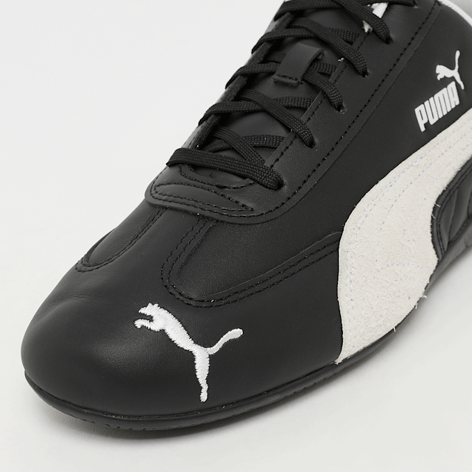 PUMA Speedcat LTHR black white nero 47898 6