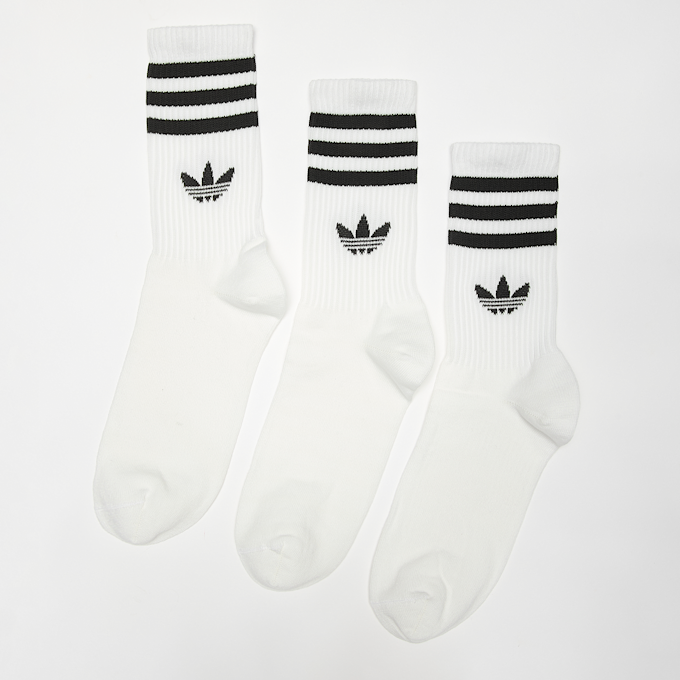 adidas Originals Chaussettes Crew adicolor (3 Pack) blanc 47937 1