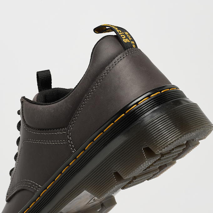 Dr. Martens Reeder Leather 5 Eye Shoe gunmetal saddleback grijs 47954 7
