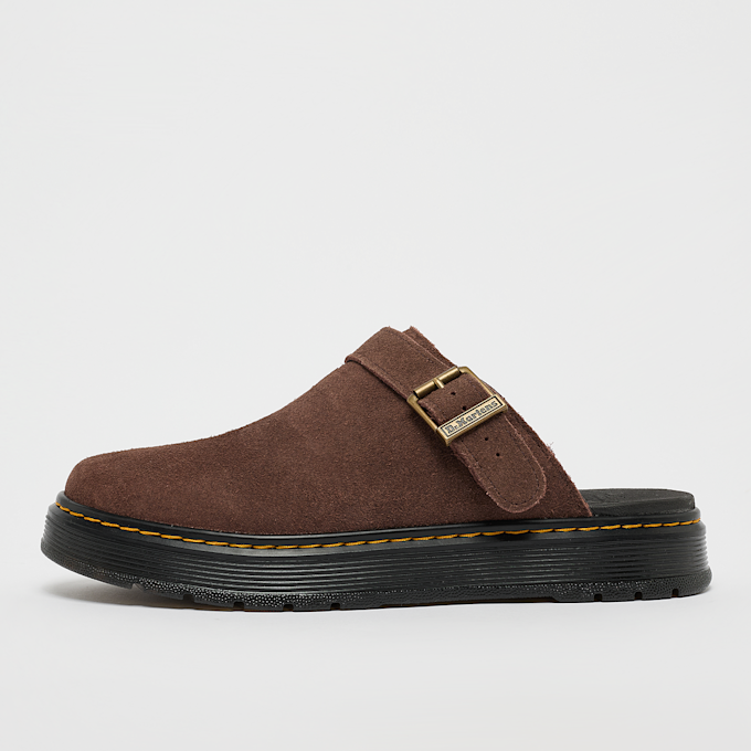 Dr. Martens Brookline Mule dark brown bronx suede bruin 47960 1