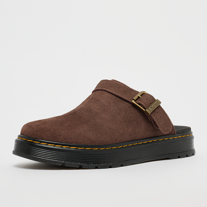 Dr. Martens Brookline Mule dark brown bronx suede bruin 47960 2