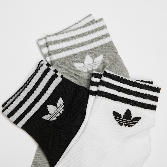 adidas Originals adicolor Trefoil Ankle Sokken (3 Pack) grijs 47963 2