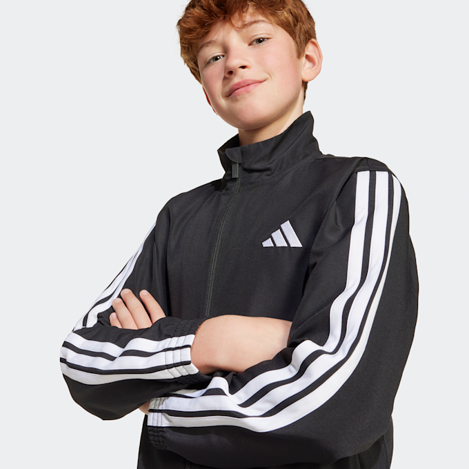 adidas Originals 3 paski dziecięcy zestaw treningowy czarny 47984 3