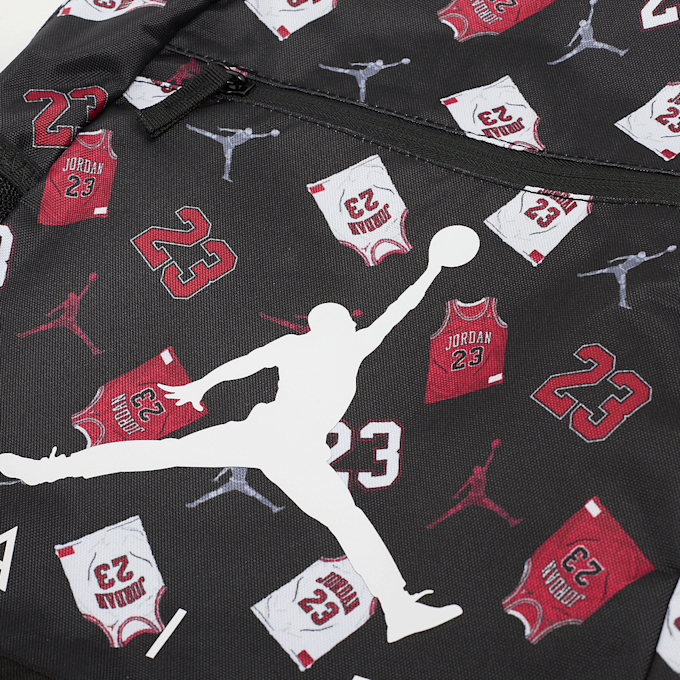 Jordan AIR SCHOOL BACKPACK black/gym red/white schwarz 47991 5