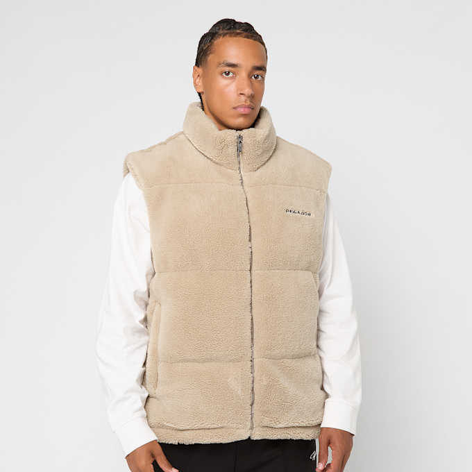 Pegador Landin Teddy Puffer Vest beige 48081 1