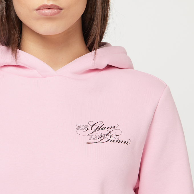 Miss Tee Give A Damn Ladies Fluffy Hoody roza 48087 3