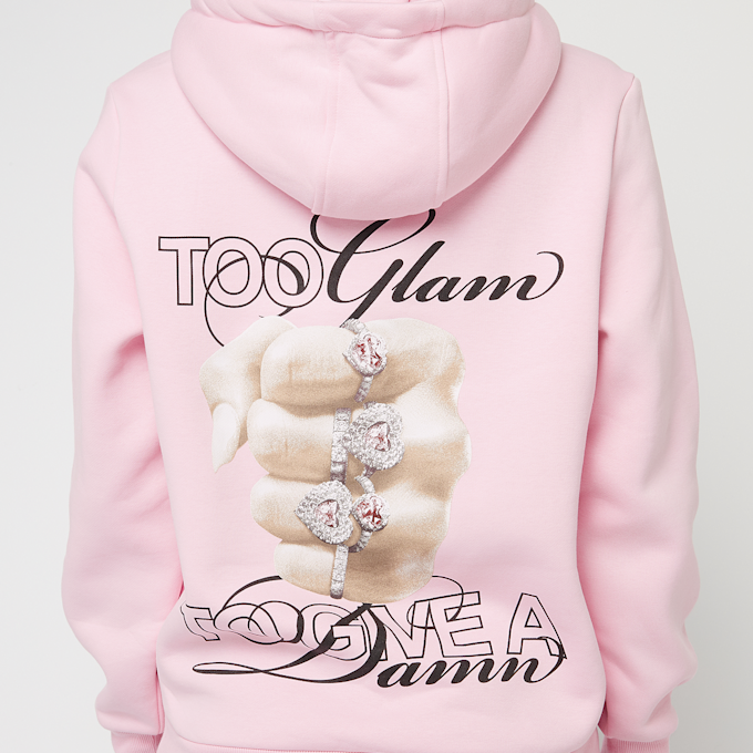 Miss Tee Give A Damn Ladies Fluffy Hoody roza 48087 4