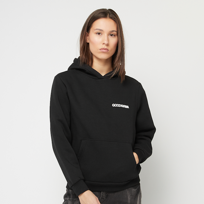 Miss Tee Back Around Ladies Fluffy Hoody noir 48085 2