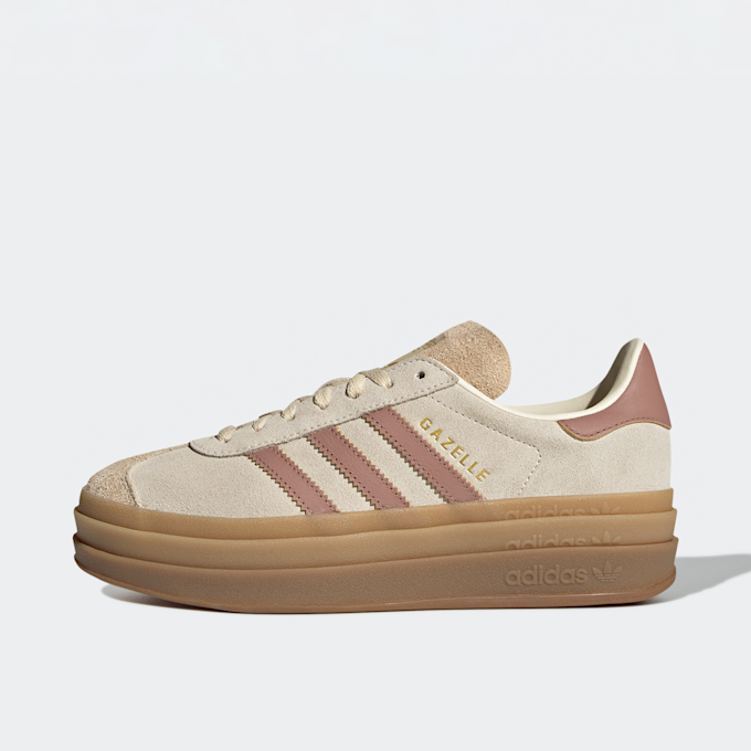 adidas Originals Gazelle Bold W wonder mauve/off white/gum 2 beż 48090 1